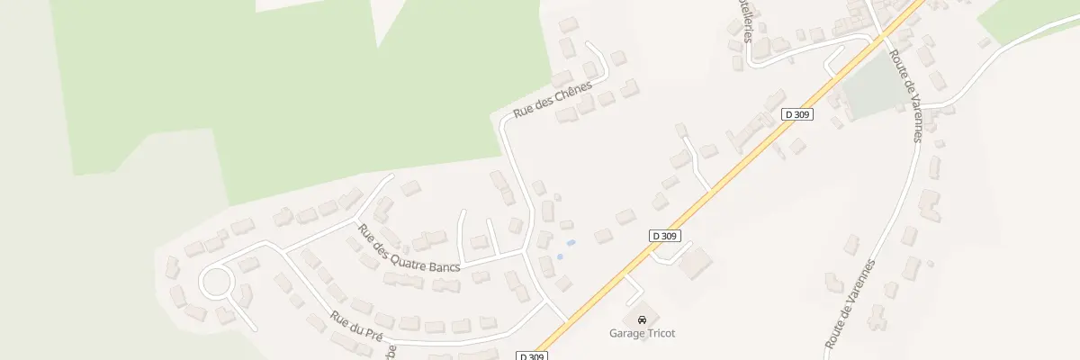 Plan du 9 Rue de la Foret à Souvigné-sur-Sarthe