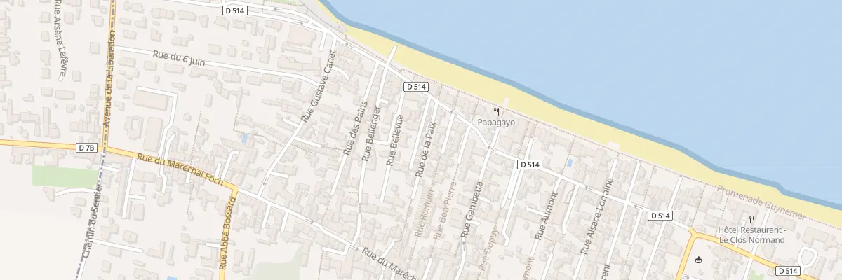 Plan du 11 Rue de la Paix à Saint-Aubin-sur-Mer