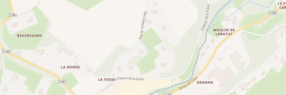 Plan du 12 Rue du 19 Mars 1962 au Tourne