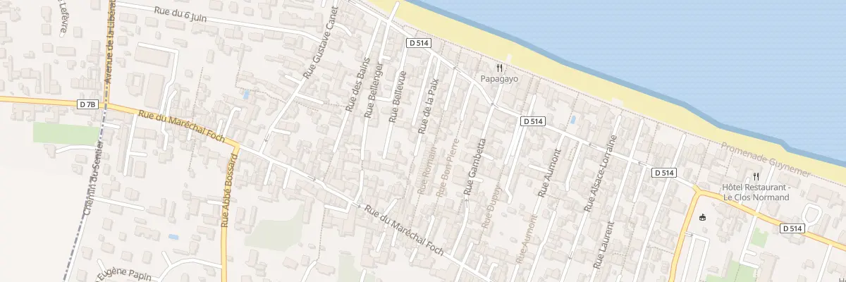 Plan du 4 Rue de la Paix à Saint-Aubin-sur-Mer