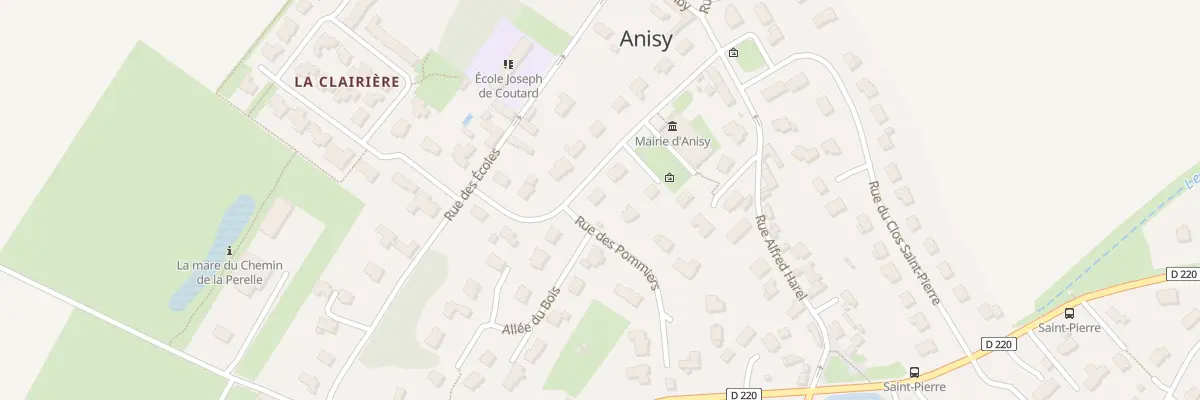 Plan du 7 Rue de la Chênaie à Anisy