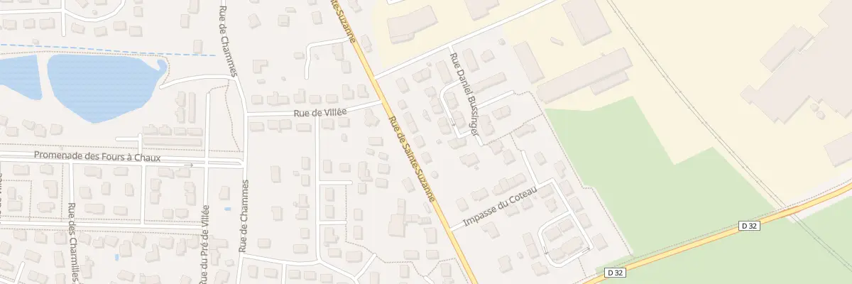 Plan du 67 Rue de Ste Suzanne à Évron