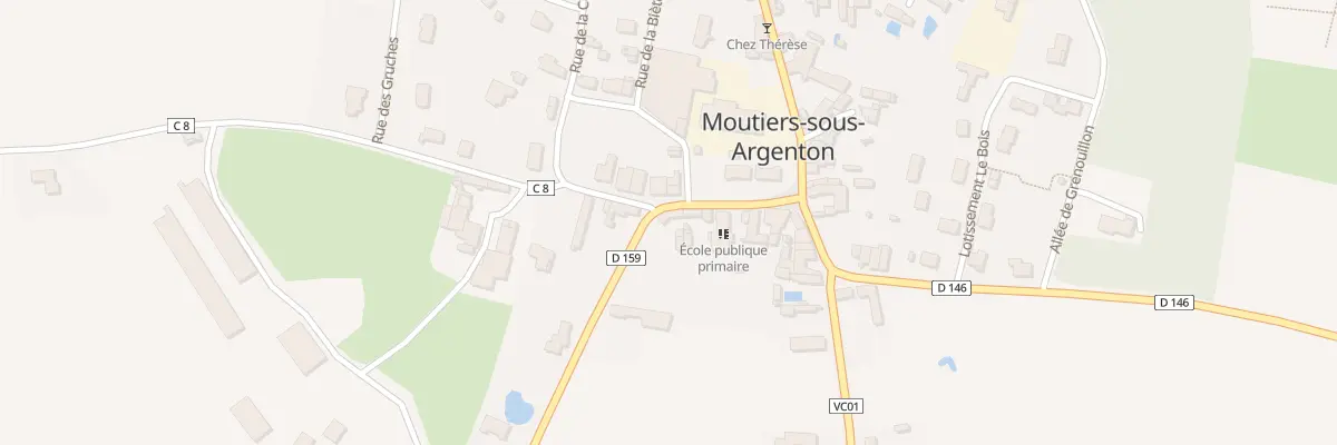 Plan du 9 Rue du Pont Brechoux Moutiers à Argentonnay