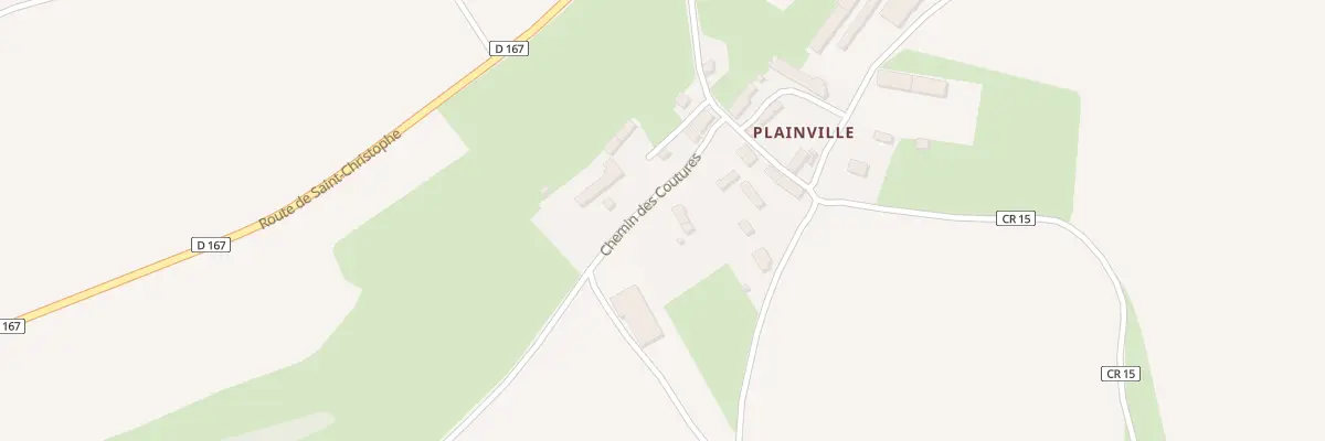 Plan du 1 Che des Coutures à Pierrefitte-en-Cinglais