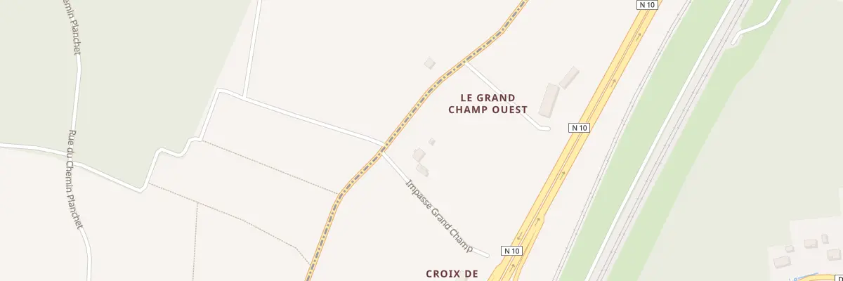 Plan du 82A Le Grand Champ Ouest à Marsas