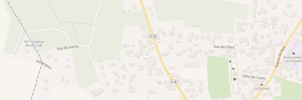 Plan du 21 Rue du Marlacca à Cavignac