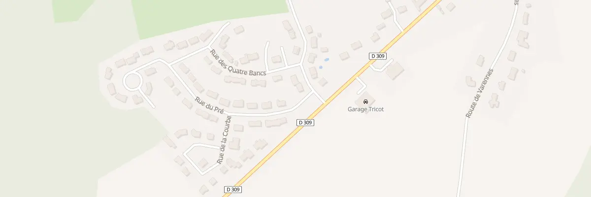 Plan du 4 Rue de la Foret à Souvigné-sur-Sarthe