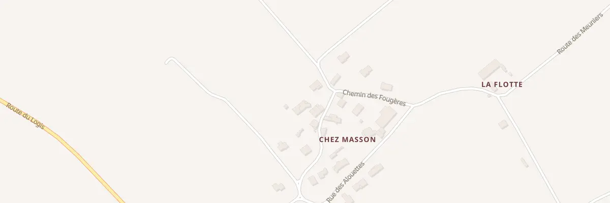 Plan du 5172 Chez Masson à Réaux sur Trèfle