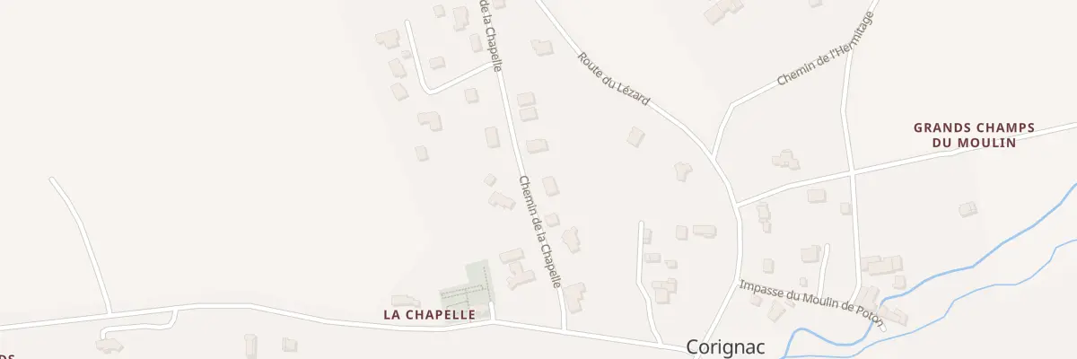 Plan du 4 Che de la Chapelle à Corignac