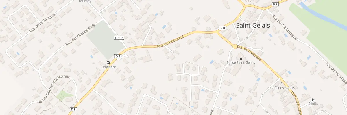 Plan du 265 Rue du Bourneuf à Saint-Gelais