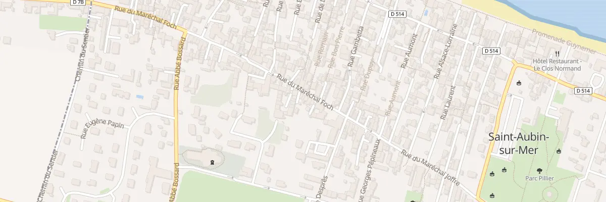 Plan du 31 Rue du Maréchal Foch à Saint-Aubin-sur-Mer
