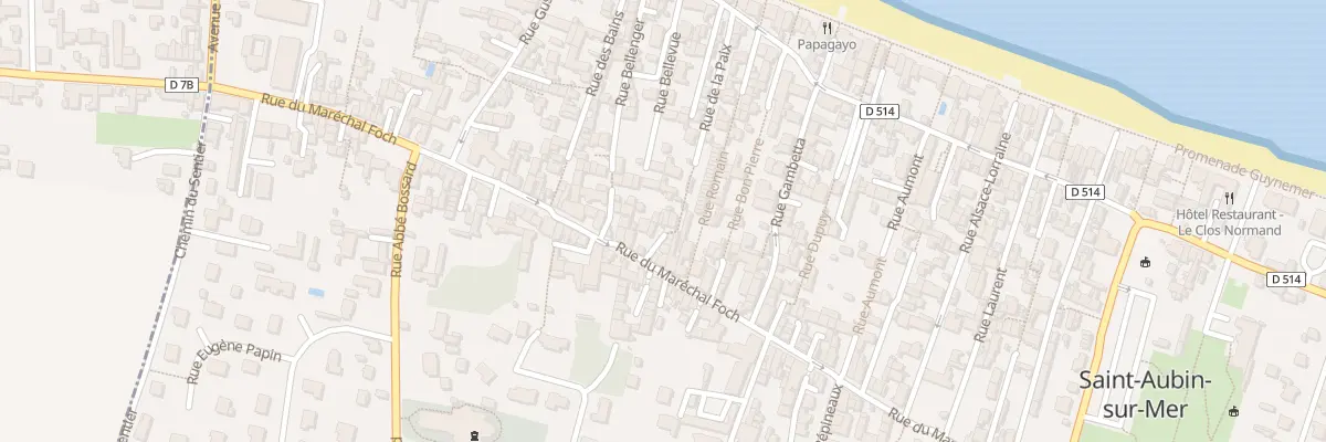 Plan du 64 Rue du Maréchal Foch à Saint-Aubin-sur-Mer