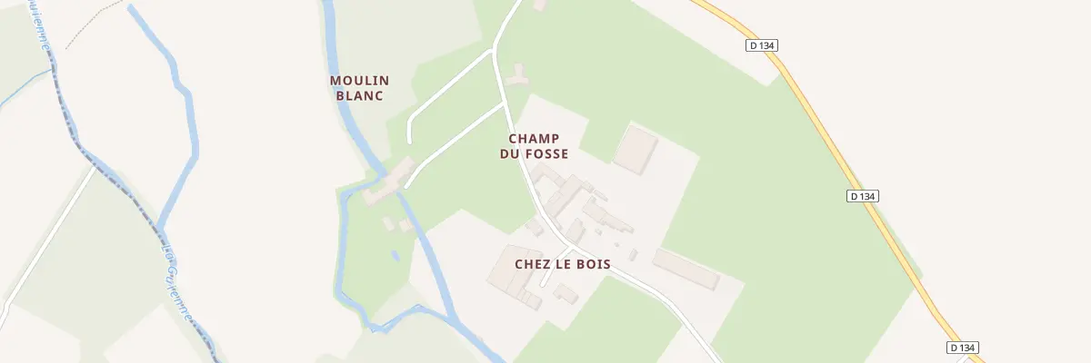 Plan du 9 Chez le Bois à Aujac