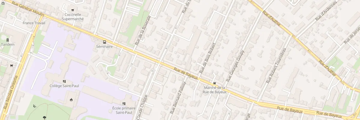 Plan du 204 Rue de Bayeux à Caen