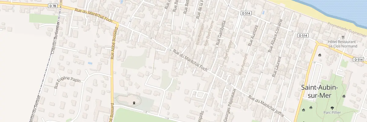 Plan du 39 Rue du Maréchal Foch à Saint-Aubin-sur-Mer