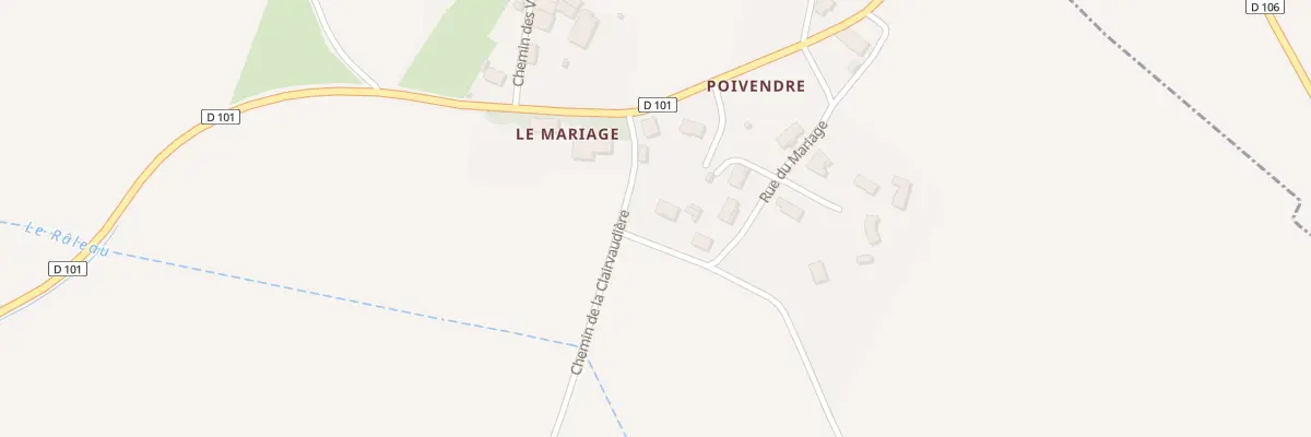 Plan du 1 Che du Bois Aimon à Marigny