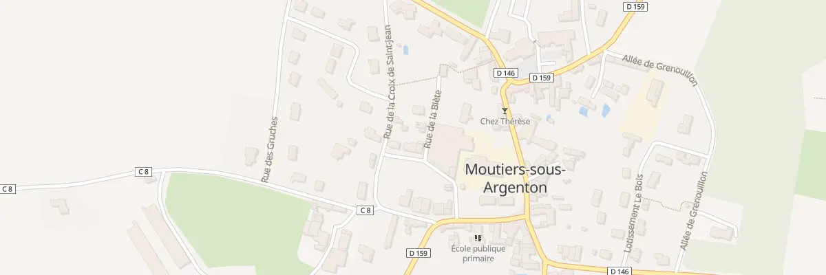 Plan du 10 Rue de la Biete Moutiers S Arg à Argentonnay