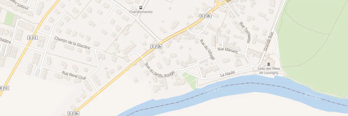 Plan du 12 Rue du Jardin Rouge à Louvigny