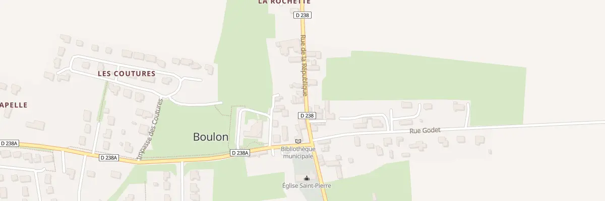Plan du 57 Rue de la République à Boulon