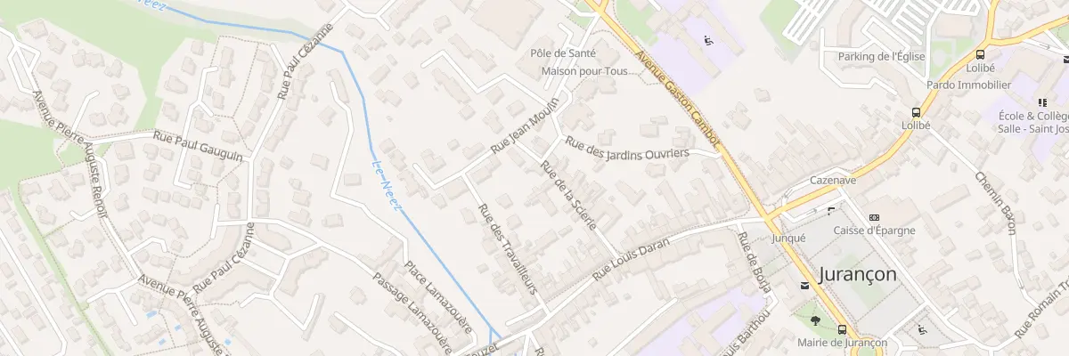 Plan du 13 Rue de la Scierie à Jurançon