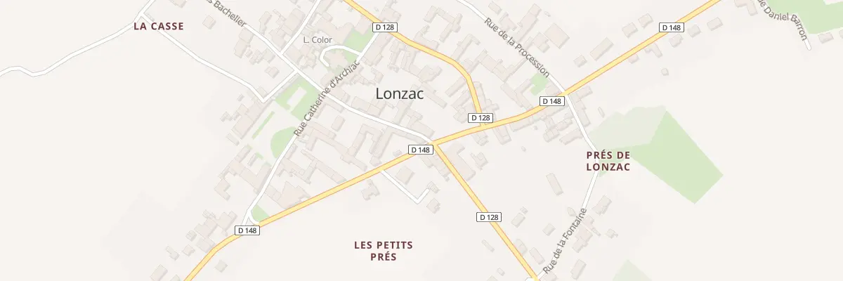 Plan du 2 Rue d’Assier à Lonzac