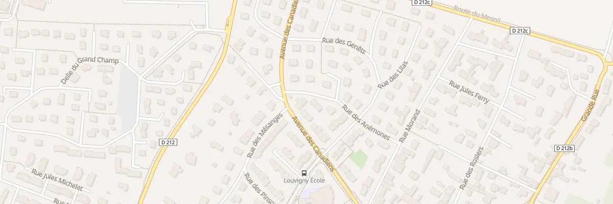 Plan du 2 Rue des Anémones à Louvigny