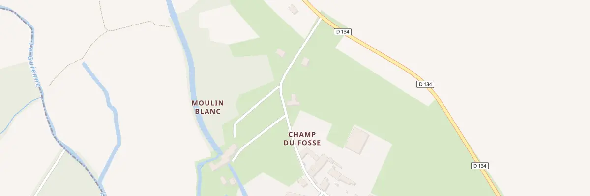 Plan du 5 Rte de Chez le Bois à Aujac