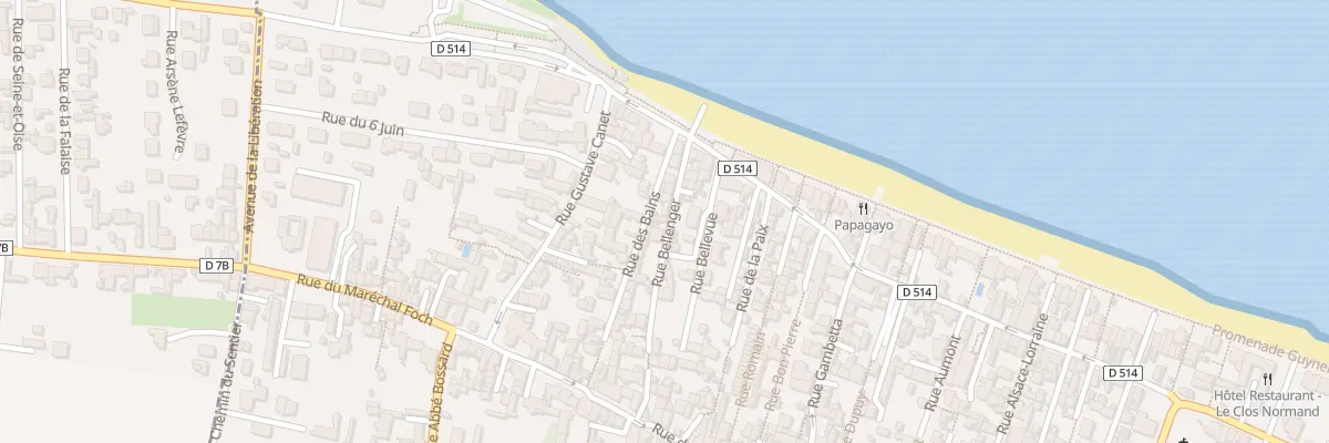 Plan du 19 Rue Bellenger à Saint-Aubin-sur-Mer