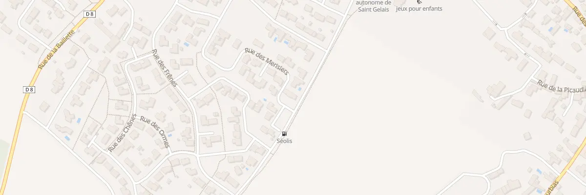 Plan du 21 Rue des Merisiers à Saint-Gelais