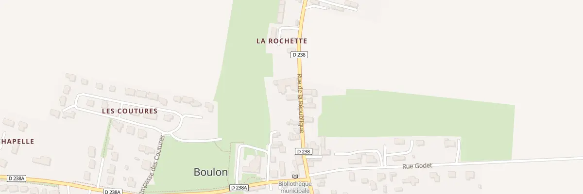 Plan du 129 Rue de la République à Boulon