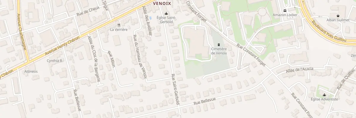 Plan du 11 Rue Saint-Gerbold à Caen