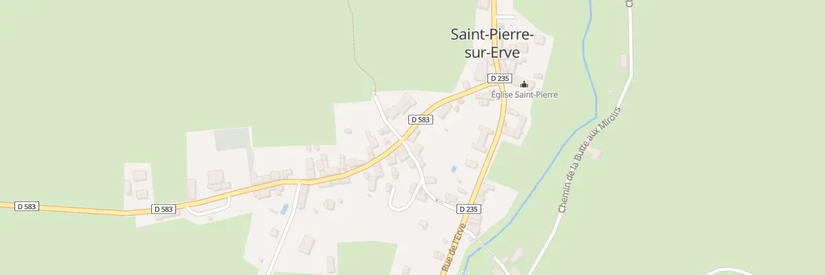 Plan du 1 Pl de la Forge à Saint-Pierre-sur-Erve