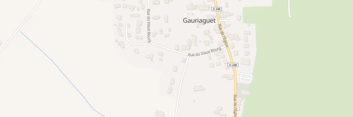 Plan du 9002 Le Bourg à Gauriaguet