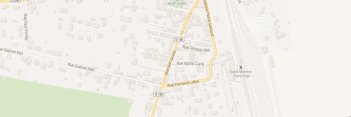 Plan du 9009 Rue Jean Jaurès à Saint-Yzan-de-Soudiac