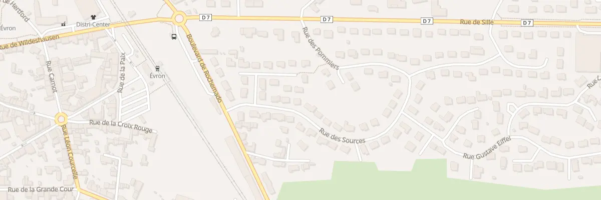 Plan du 5 Rue des Sources Evron à Évron