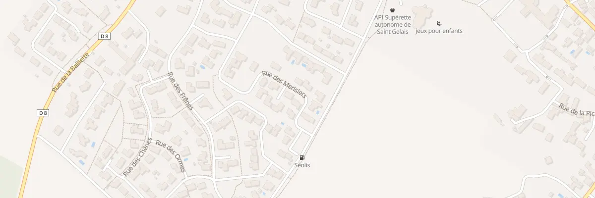 Plan du 18 Rue des Merisiers à Saint-Gelais