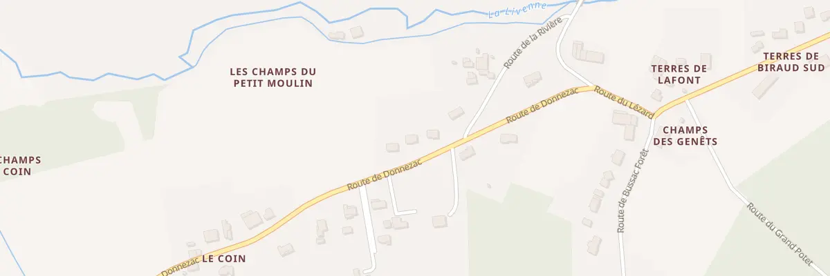 Plan du 8 Rte de Donnezac à Corignac