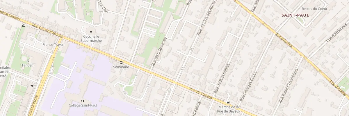 Plan du 7 Rue du Clos des Roses à Caen
