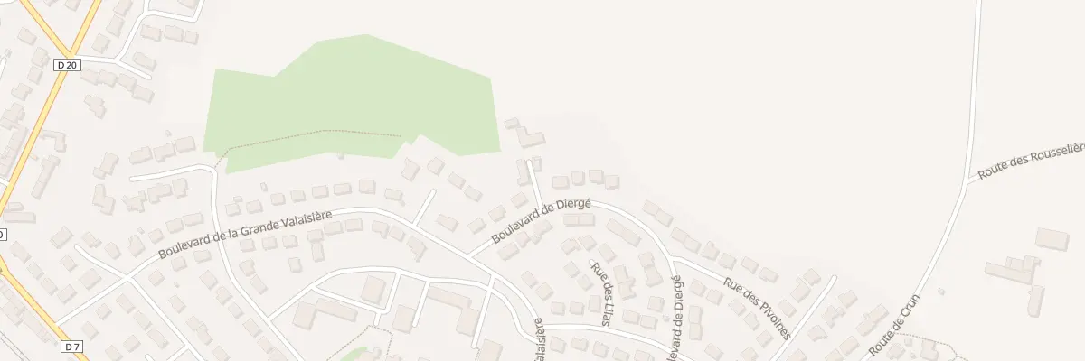 Plan du 113A Bd de Diergé à Évron