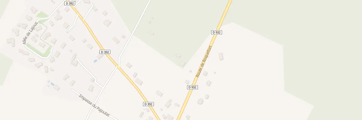 Plan du 195 Rte de Roquefort à Lucbardez-et-Bargues