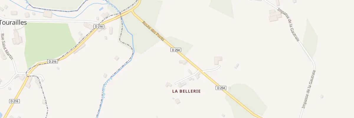 Plan du 1 La Bellerie à Craménil