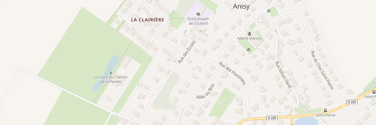 Plan du 11 Rue de la Chênaie à Anisy