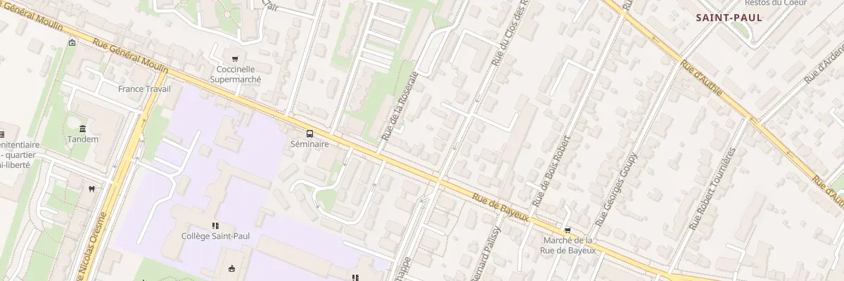 Plan du 216 Rue de Bayeux à Caen