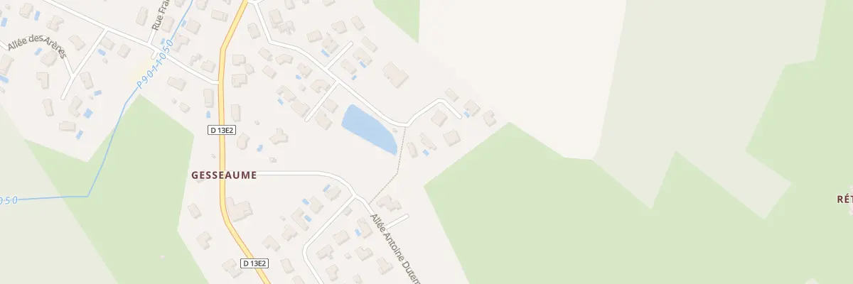 Plan du 20 All des Rives de l’Etang à Sallebœuf