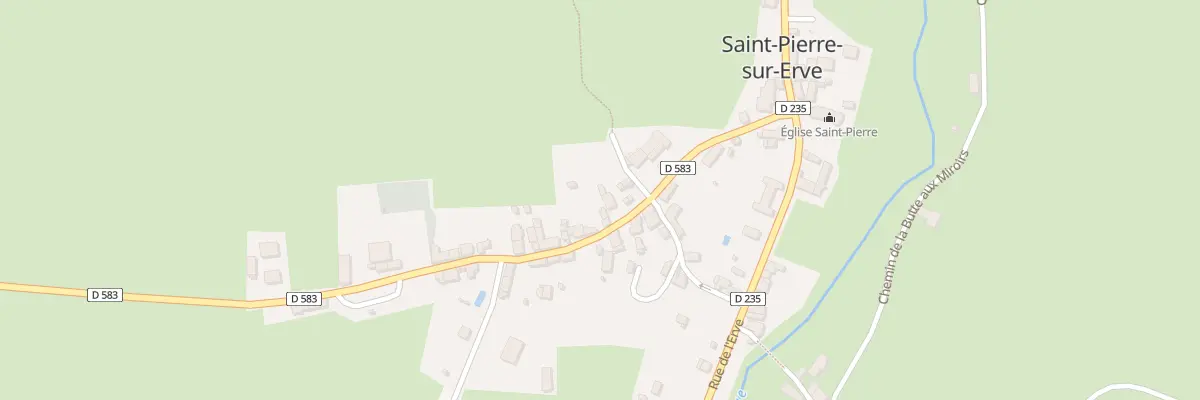 Plan du 5050A Le Bourg à Saint-Pierre-sur-Erve