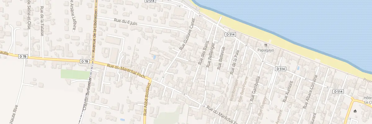 Plan du 20 Rue Gustave Canet à Saint-Aubin-sur-Mer