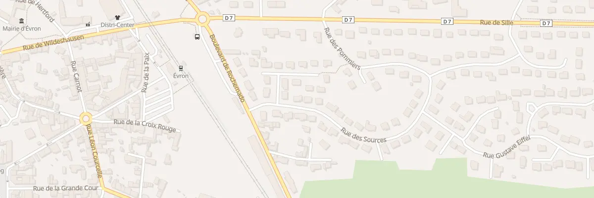 Plan du 1 Rue des Sources Evron à Évron
