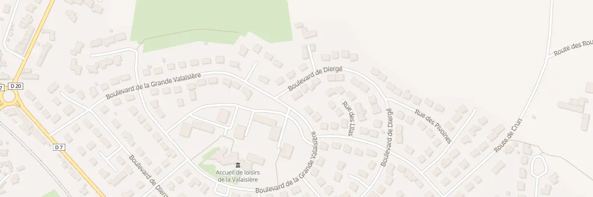Plan du 76 Bd de Diergé à Évron