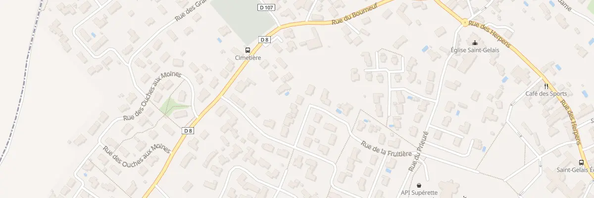 Plan du 16 Rue de la Fruitière à Saint-Gelais