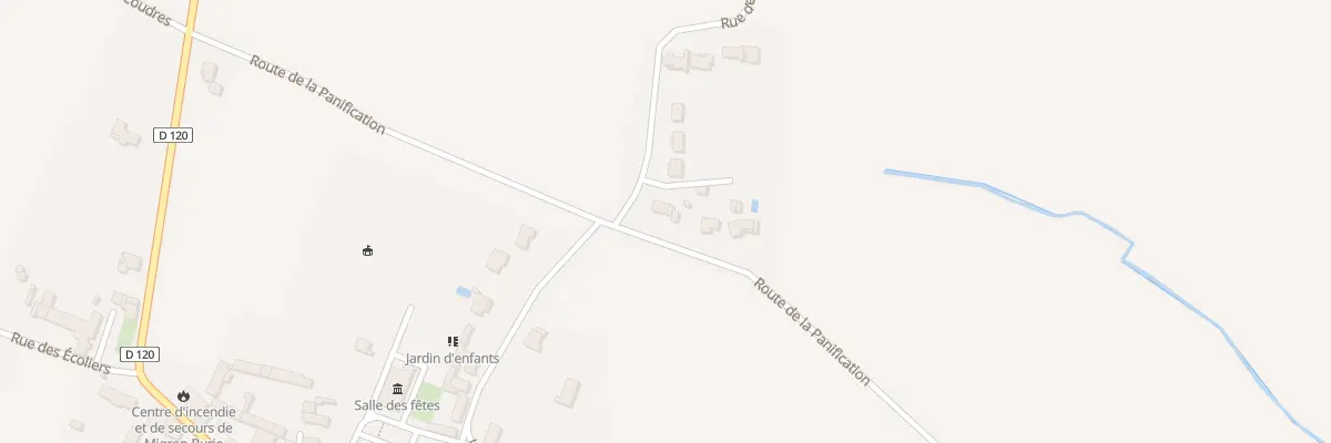 Plan du 5389 Rue des Egaux à Migron
